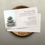 Stacked Zen Stones Business Card
