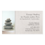 Stacked Zen Stones Business Card