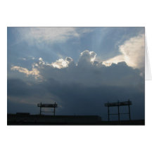Stadium Lights Card