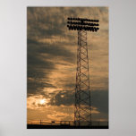 Stadium sunset poster