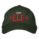 Staff Elf embroidered hats