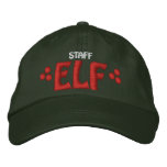 Staff Elf embroidered hats