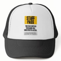 Staff Pass hats