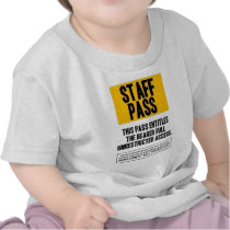 Staff Pass t-shirts