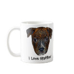Staffie Pup 'I Love Staffies!' Mug