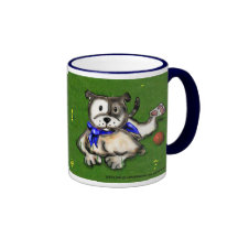 STAFFIE SMILES lying down mug