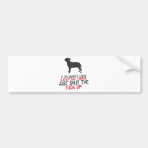 Staffordshire Bull Terrier Bumper Stickers