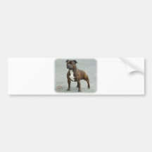 Staffordshire Bull Terrier Bumper Stickers