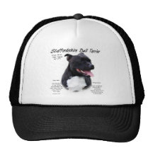 Staffordshire Bull Terrier History Design Hat