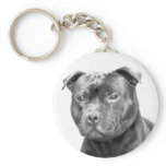 Staffordshire Bull Terrier Keychain