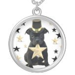 Staffordshire bull terrier puppy pendant