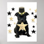Staffordshire bull terrier puppy poster