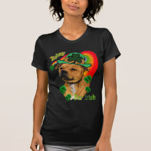 Staffordshire Bull Terrier St. Pat's T Shirt