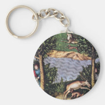 Stag Hunt Of The Elector Frederick The Wise Detail Keychain