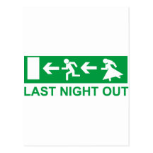 stag night postkarte