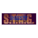 STAG PARTY RSVP 0FFICIAL INVITATION business cards