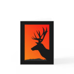 Stag Silhouette Note Card