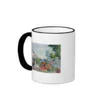 Stage design for the Ostrovsky's play Mugs