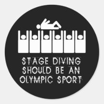 Stage Diving Stickers