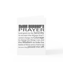 Stage Manager's Prayer