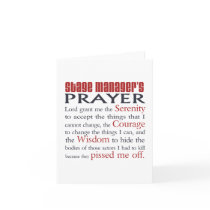 Stage Manager's Prayer