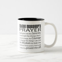 Stage Manager's Prayer Mugs