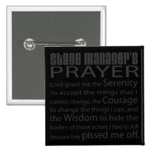 Stage Manager's Prayer Pin