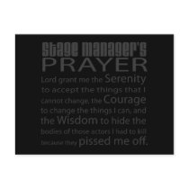 Stage Manager's Prayer