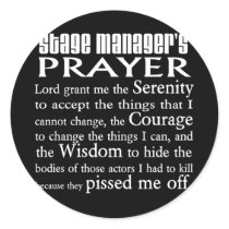 Stage Manager's Prayer