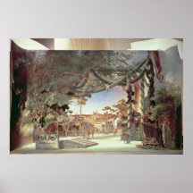 Stage model for the opera 'Die Meistersinger Posters
