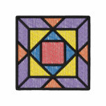 Stain Glass Window Pane embroidered shirts