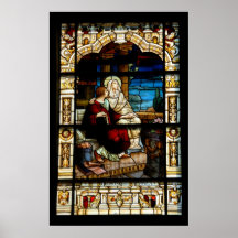 stain glass window print