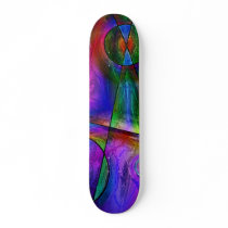 Stained Glass 1 Skate Decks