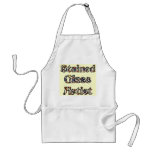 "Stained glass artist advertising" Apron