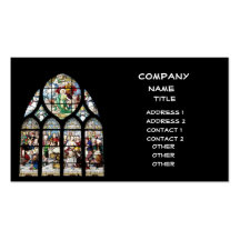 Stained Glass Business Card