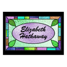 Stained Glass Business Card by SRF