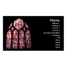 Stained Glass Business Card Template