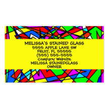 Stained Glass Business Cards