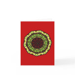 Stained Glass Business Christmas Card Template