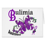 Stained Glass Butterfly 2 Bulimia Greeting Cards