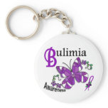 Stained Glass Butterfly 2 Bulimia Key Chains