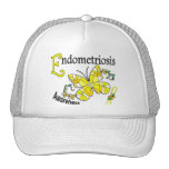 Stained Glass Butterfly 2 Endometriosis Trucker Hat