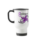 Stained Glass Butterfly 2 Epilepsy Coffee Mugs