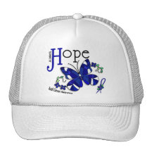 Stained Glass Butterfly Anal Cancer Hats
