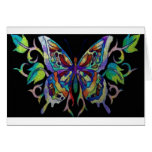 stained glass butterfly cards