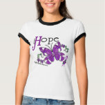 Stained Glass Butterfly Crohn's Disease t-shirts