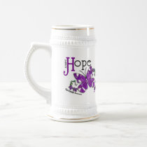 Stained Glass Butterfly Fibromyalgia Mugs