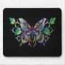 stained glass butterfly mouse pad