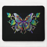 stained glass butterfly mousepads