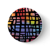 Stained Glass: Pinback Button